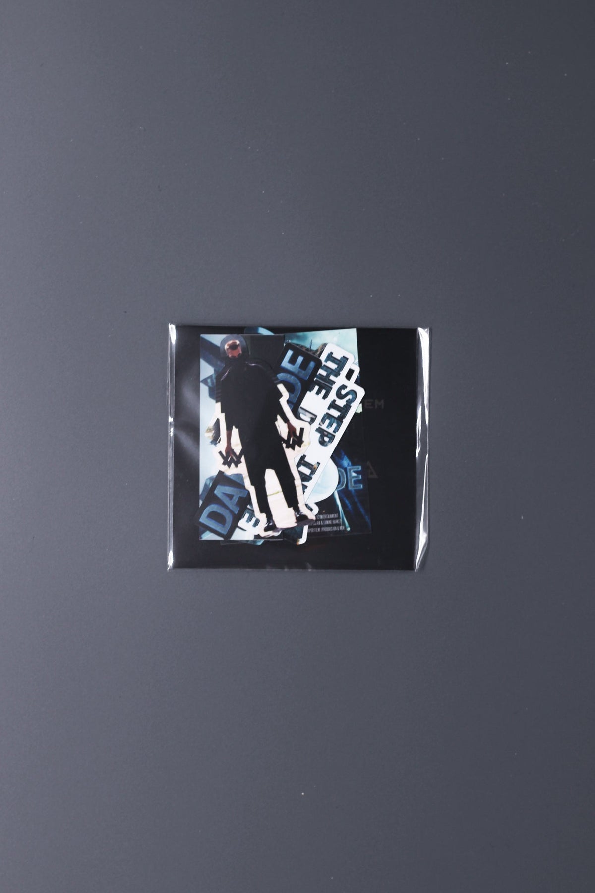 Alan Walker Darkside Sticker Pack sealed in its clear sleeve, blue Darkside scene artwork showing through