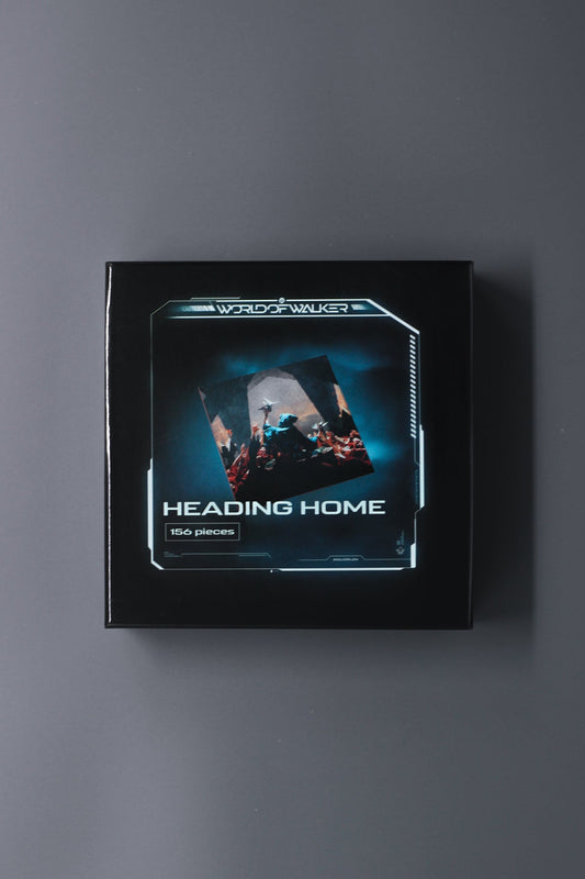 Alan Walker Heading Home Puzzle in its black World of Walker box, 150 piece jigsaw with the artwork on front