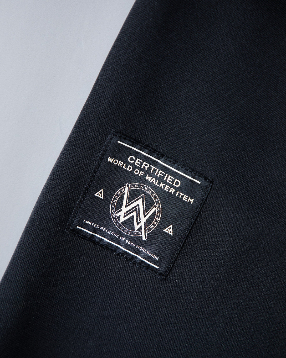 Alan Walker World of Walker Skyline Sweatpants woven World of Walker label stitched on black fabric